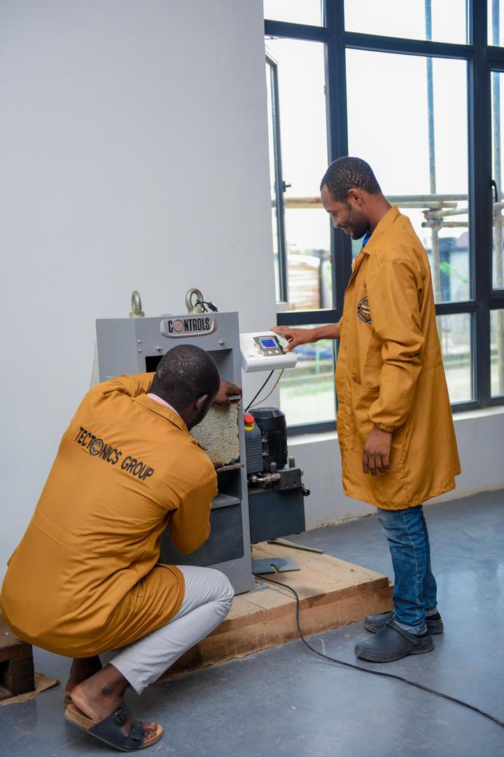 Wide view of the laboratory space