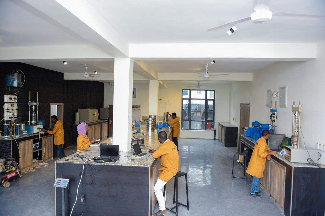 Wide view of the laboratory space